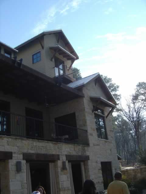 Photo of the back of the HGTV Dream Home in Tyler Texas on Lake Tyler