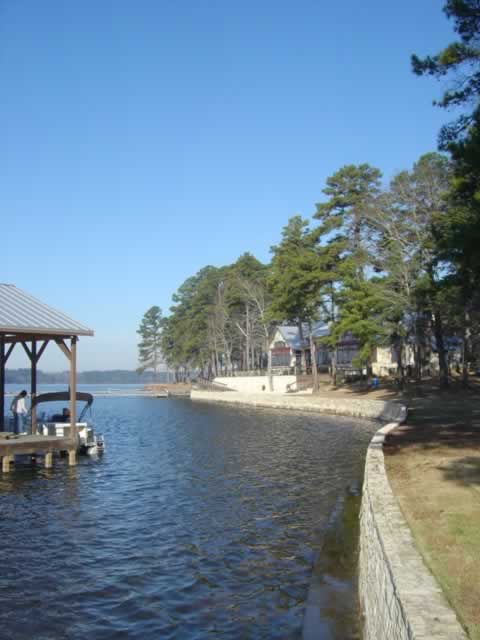Lake shore near the HGTV Dream Home