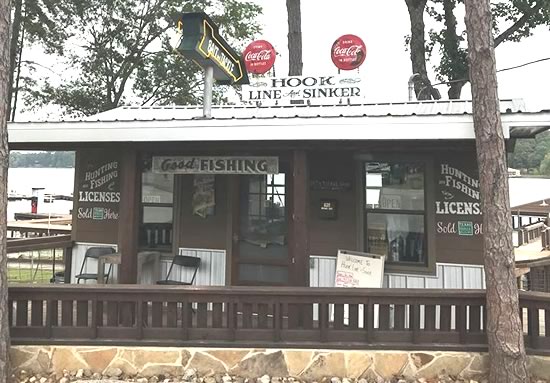 Hook, Line and Sinker at Lake Tyler in East Texas