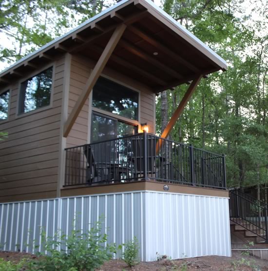 Cabin rentals at The Boulders at Lake Tyler in East Texas