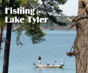 Fishing on Lake Tyler Texas